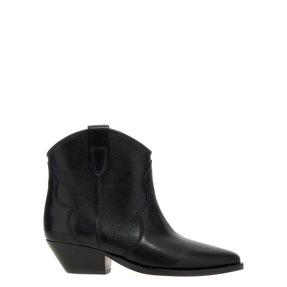 Isabel Marant Black Calfskin Chelsea Women's Boots